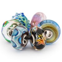 Trollbeads TGLBE-00236 Set Kralen Mix van Schoonheid zilver-glas