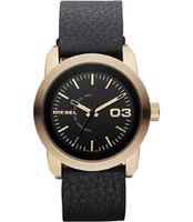 Horlogeband Diesel DZ5277 Leder Zwart 20mm - thumbnail