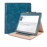 Lunso - Luxe sleepcover stand hoes - Kobo Elipsa (10.3 inch) - Blauw