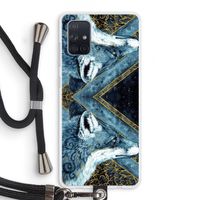 Golden Fox: Samsung Galaxy A71 Transparant Hoesje met koord