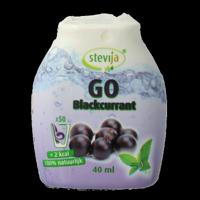 SteviJa Stevia limonadesiroop go blackcurrant 40 Milliliter
