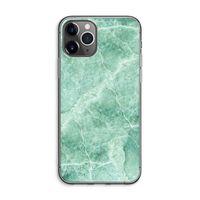 Groen marmer: iPhone 11 Pro Max Transparant Hoesje