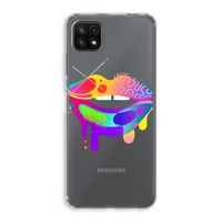 Lip Palette: Samsung Galaxy A22 5G Transparant Hoesje