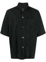 Stüssy chemise en seersucker à manches courtes - Noir