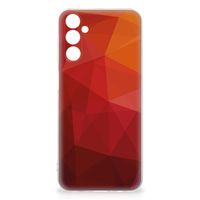 TPU Hoesje voor Samsung Galaxy M14 Polygon Red - thumbnail