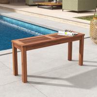 Set van Twee Tuinbanken Zitbank Zonder Rugleuning Houten Bank tot 150 kg Parkbank van Massief Hout Krukbank voor Tuin Balkon Set van Twee Tuinbanken Zitbank Zonder Rugleuning Houten Bank tot 150 kg Parkbank van Massief Hout Krukbank voor Tuin Balkon