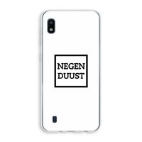 Negenduust vierkant: Samsung Galaxy A10 Transparant Hoesje