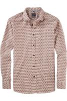 OLYMP Casual Regular Fit Overhemd beige, Motief