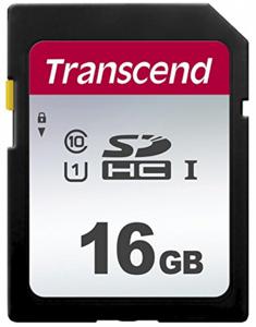 Transcend Premium 300S SDHC-kaart 16 GB Class 10, UHS-I, UHS-Class 1