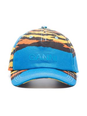 GANNI casquette Hawaii à logo imprimé - 292 PALM BEACH CLOISONNE