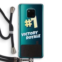 Victory Royale: Huawei Mate 20 Pro Transparant Hoesje met koord