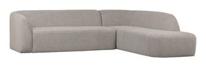 BePureHome Hoekbank 'Sloping' Rechts, kleur Off White Melange