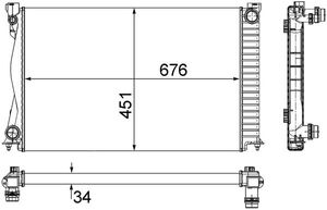 Radiateur CR1861000S