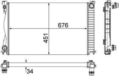 Radiateur CR1861000S