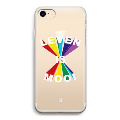 Het Leven Is Mooi: iPhone 7 Transparant Hoesje