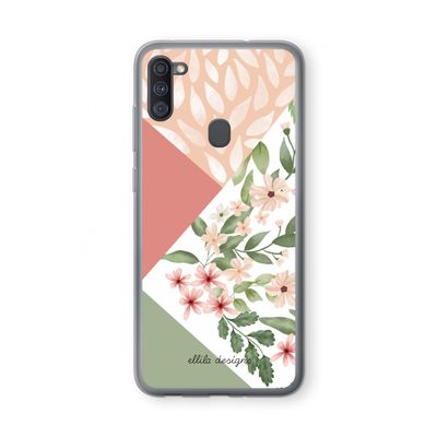 Sweet heaven geometrics: Samsung Galaxy A11 Transparant Hoesje