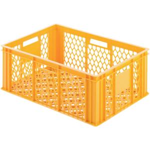 Alutec 75091 Kunststofbox Geschikt voor levensmiddelen (b x h x d) 600 x 250 x 400 mm Oranje 1 stuk(s)