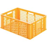 Alutec 75091 Kunststofbox Geschikt voor levensmiddelen (b x h x d) 600 x 250 x 400 mm Oranje 1 stuk(s)