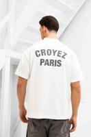 Croyez Paris Knit T-Shirt Heren Wit - Maat L - Kleur: Wit | Soccerfanshop
