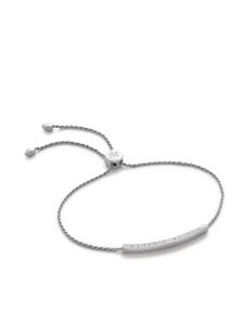 Monica Vinader mini bracelet Linear Friendship - Argent