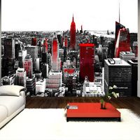 Zelfklevend fotobehang - Overzicht over New York , Premium Print - thumbnail