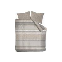 Riviera Maison dekbedovertrek Twill Weave brown - 2-persoons