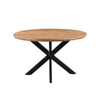 Livingfurn - Eetkamertafel Jesper Round 130cm - Mangohout - thumbnail