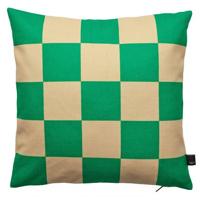 FÉST Checks kussen 45x45 Green|Sand