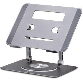 StarTech.com Draaibare Laptopstandaard, 360 Roterende Laptophouder voor Computer, Verhoogd plateau m
