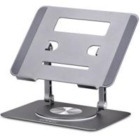 StarTech.com Draaibare Laptopstandaard, 360 Roterende Laptophouder voor Computer, Verhoogd plateau m