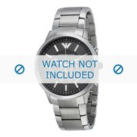 Horlogeband Armani AR2460 Staal 24mm
