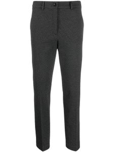 Seventy pantalon à motif monogrammé - Gris