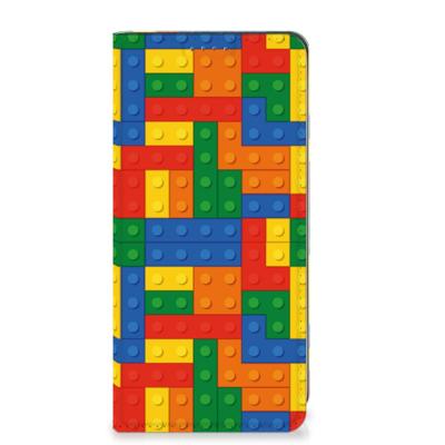 Google Pixel 7A | Hoesje met Magneet | Blokken