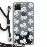 Octopussen: Pixel 4a Transparant Hoesje met koord