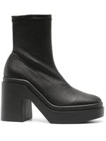 Clergerie bottines Nina 100 mm en cuir - Noir