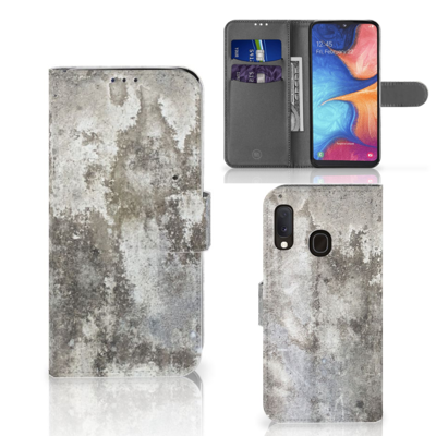 Samsung Galaxy A20e | Bookcase | Beton Print