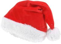5 stuks! Kerstmuts luxe fluweel - Nampook
