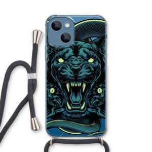 Cougar and Vipers: iPhone 13 mini Transparant Hoesje met koord