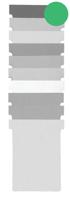 Nobo T-planbordkaarten index 1,5, ft 53 x 45 mm, groen