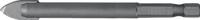Heller glas-/tegelboor | d. 10,0 mm totale lengte 85 mm | 1 stuk - 50097 50097