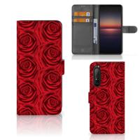 Sony Xperia 1 II Hoesje Red Roses | Portemonnee hoesje