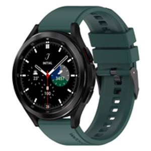 Siliconen gesp bandje - Groen - Samsung Galaxy Watch 4 Classic - 42mm & 46mm