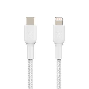 Belkin BOOSTCHARGE gevlochten USB-C naar Lightning kabel kabel 1 meter