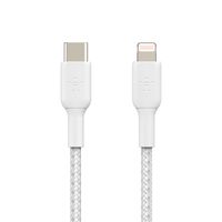 Belkin BOOSTCHARGE gevlochten USB-C naar Lightning kabel kabel 1 meter - thumbnail