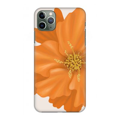 Orange Ellila flower: Volledig geprint iPhone 11 Pro Max Hoesje