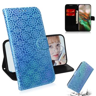 Voor Galaxy Note 10 effen kleur kleurrijke magnetische Buckle horizontale Flip PU lederen draagtas met houder & kaartsleuven & portemonnee & Lanyard (