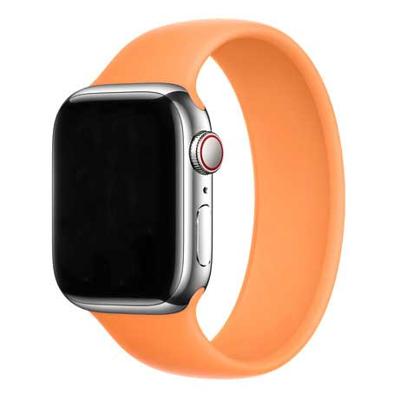 Apple Watch Sport Solo Loop Band - Goudsbloem - 38, 40, 41 & 42mm - L Apple Watch Sport Solo Loop Band - Goudsbloem - 38, 40, 41 & 42mm - L