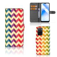 OPPO A16/A16s/A54s | Telefoon Hoesje | Zigzag Multi Color