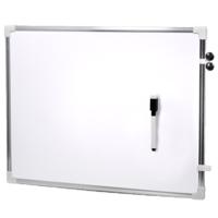 Whiteboard - magnetisch - 70 x 50 cm - met marker met wisser - memobord