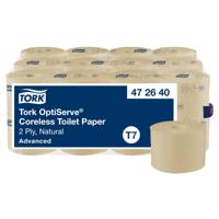 Toiletpapier tork t7 advanced coreless naturel